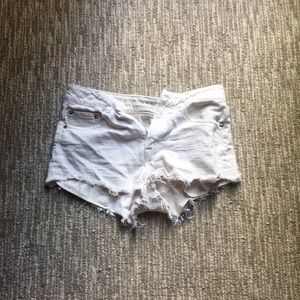 White American eagle shorts
